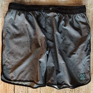 🔨Men’s Dixxon Dark Gray Athletic Gym Shorts Swim Trunks Lounge🔨 ~ XXL